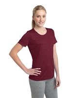 Picture of LADIES' SCOOP NECK HEATHER CONTENDER T-SHIRT