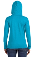 Picture of LADIES' LIGHTWEIGHT HOODED T-SHIRT